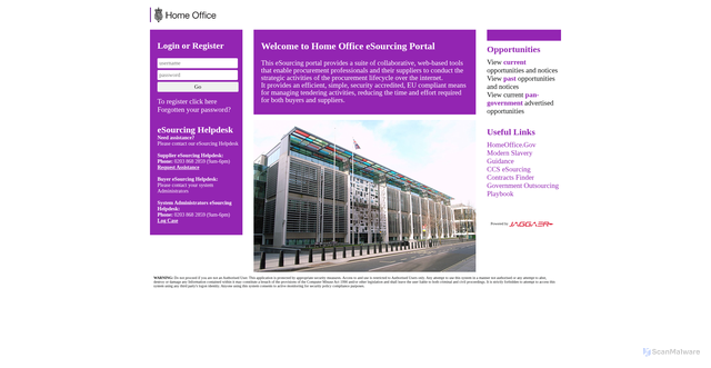 Security scan screenshot of https://homeoffice.app.jaggaer.com