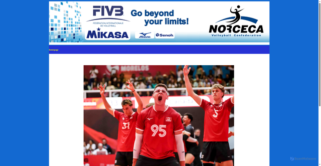 Security scan screenshot of https://norceca.net/Canad%C3%A1%20Barre%20a%20Estados%20Unidos%20y%20Asegura%20Pase%20Directo%20a%20Semifinales.htm