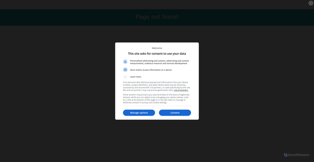 Security scan screenshot of https://reurl.cc/XqAx30