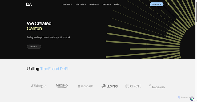 Security scan screenshot of https://digitalasset.com
