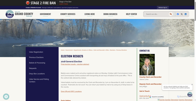 Security scan screenshot of https://www.co.grand.co.us/1096/8713/Previous-Elections