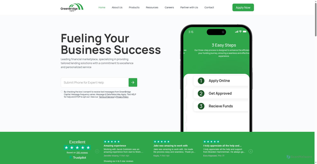 Security scan screenshot of https://www.greenbridgecapital.com/