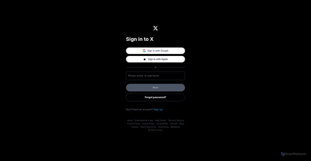 Security scan screenshot of https://www.revotely.org/gateway/twitter