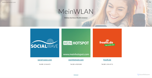 Security scan screenshot of https://marvin.meinwlan.com