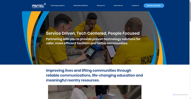 Security scan screenshot of https://paytel.com