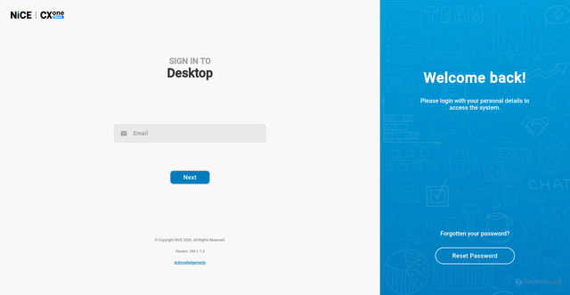 Security scan screenshot of https://desktop.us1.contactengine.com
