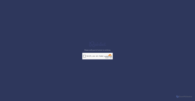 Security scan screenshot of https://rainbet.com