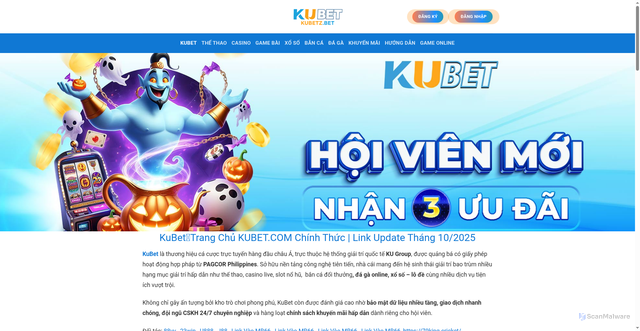 Security scan screenshot of https://kubetz.bet/