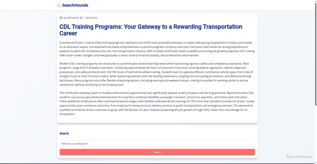 Security scan screenshot of https://tattnallcountyga.gov/