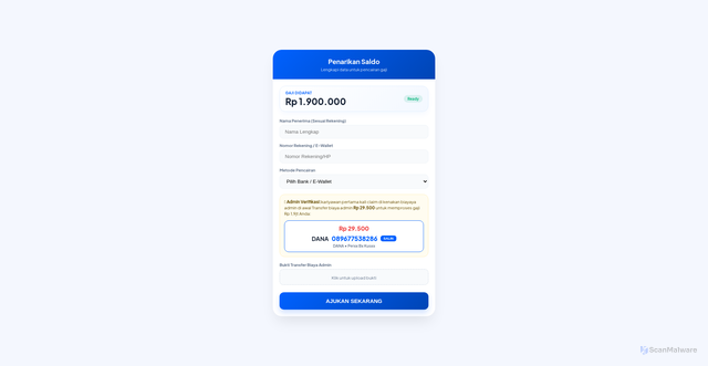 Security scan screenshot of https://claimgaji88-eqy2cax68x.edgeone.app/