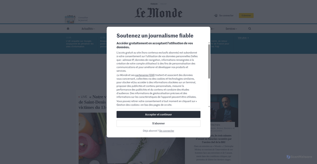 Security scan screenshot of https://peage-autoroute-fr.com/