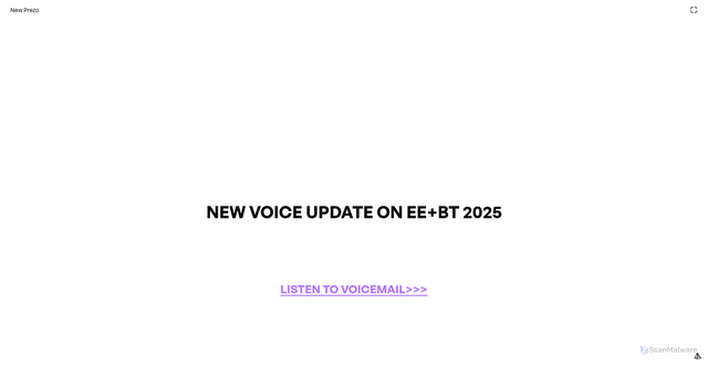 Security scan screenshot of https://prezo.ai/public/new-prezo--0adb545b-a52c-4940-a4ce-ab9614aea6e8