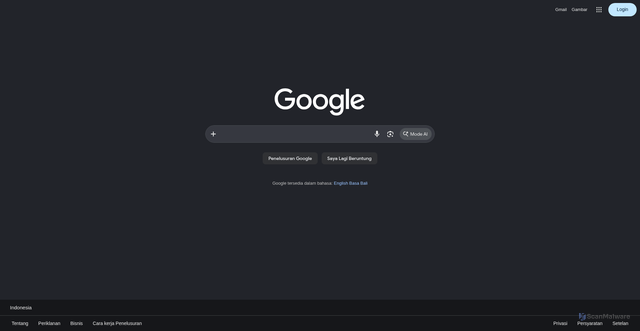 Security scan screenshot of https://botakpedasjeletot.pages.dev/history/optout?hl=id&fg=1
