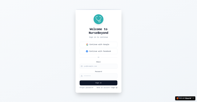 Security scan screenshot of https://nursebeyond.com/login