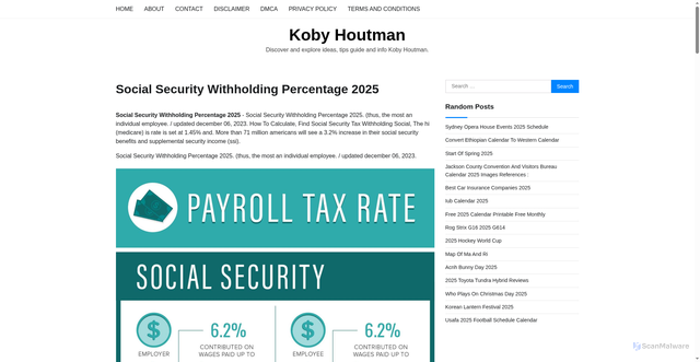 Security scan screenshot of https://kobyhoutmanz.pages.dev/mmbzo-social-security-withholding-percentage-2025-vlsnu