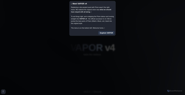 Security scan screenshot of http://secureaccess.vapor.my/