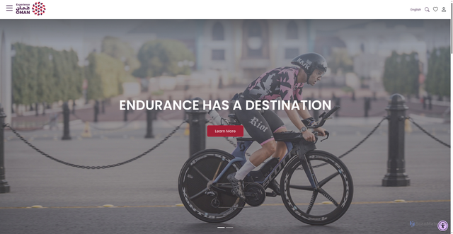 Security scan screenshot of https://experienceoman.om/