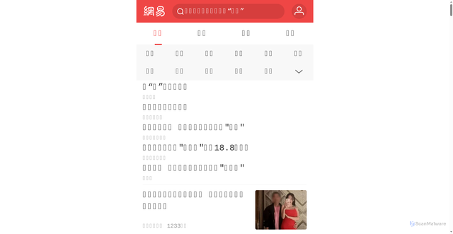 Security scan screenshot of https://3g.163.com