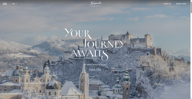 Security scan screenshot of https://kempinski.com