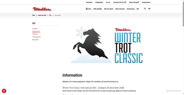 Security scan screenshot of https://travfest.se