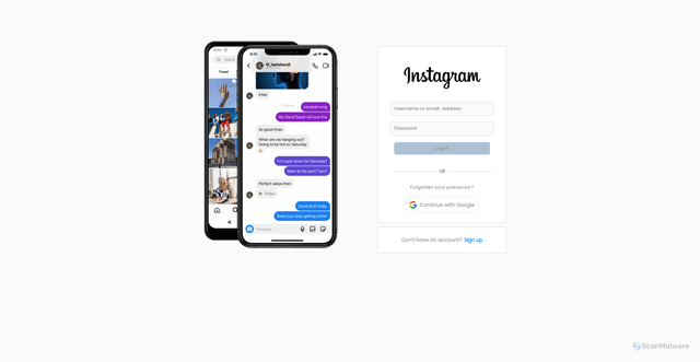 Security scan screenshot of https://instagram-clone-eta-eight.vercel.app/