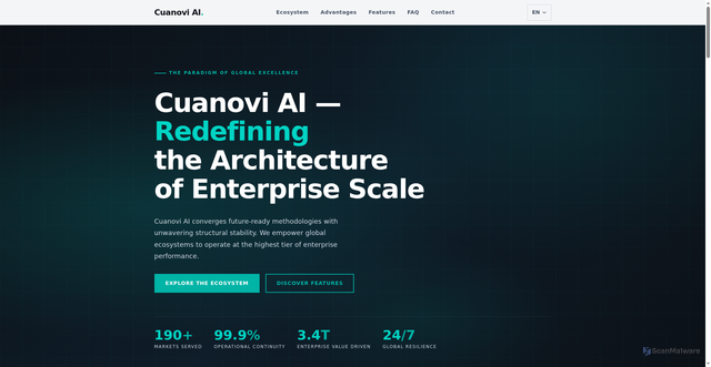 Security scan screenshot of https://cuanoviai.com/