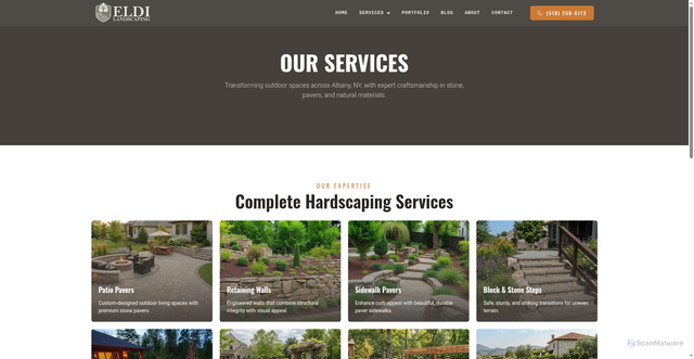 Security scan screenshot of https://boldbusinessproject.com/services/