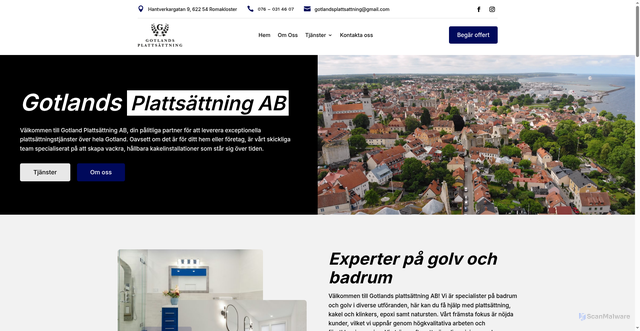 Security scan screenshot of https://xn--gotlandsplattsttning-ozb.se