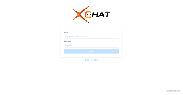 Security scan screenshot of https://my.xchat.life