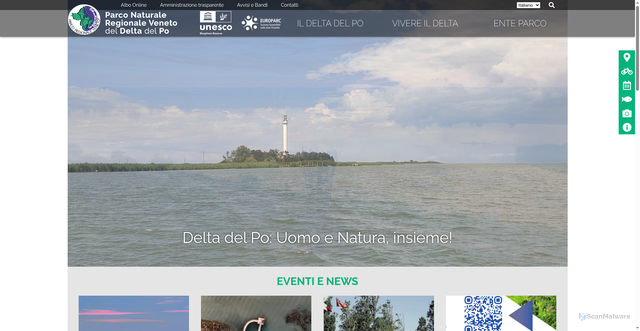 Security scan screenshot of https://www.parcodeltapo.org