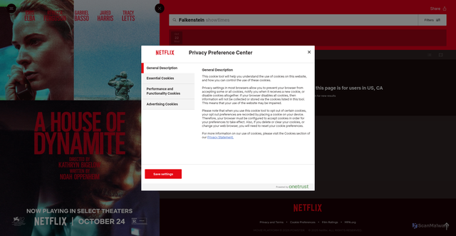 Security scan screenshot of https://www.ahouseofdynamitefilm.com/