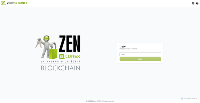 Security scan screenshot of https://zen.via-conex.net