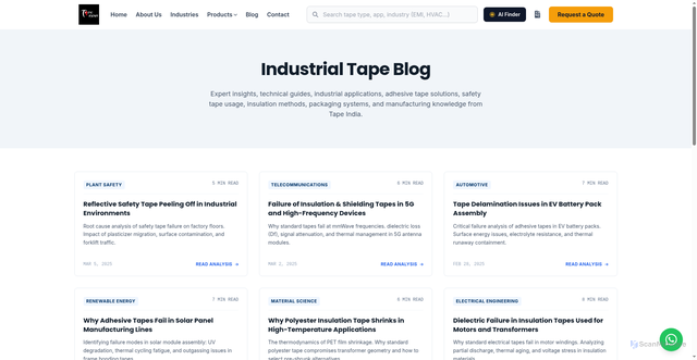 Security scan screenshot of https://tape-dkn.pages.dev/blog