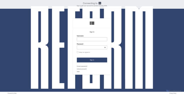 Security scan screenshot of https://reformalliance.jamfcloud.com