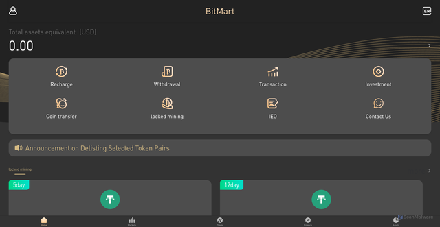 Security scan screenshot of http://dexmine.info/