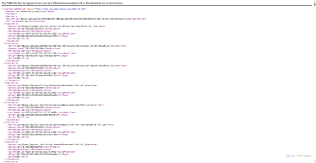 Security scan screenshot of cdn.sitestream.co