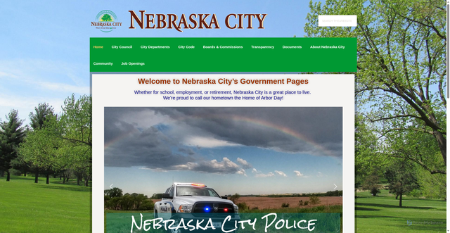 Security scan screenshot of https://nebraskacityne.gov/