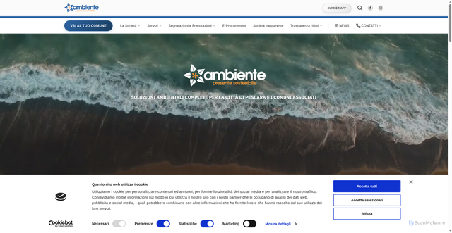 Security scan screenshot of https://ambientespa.net/