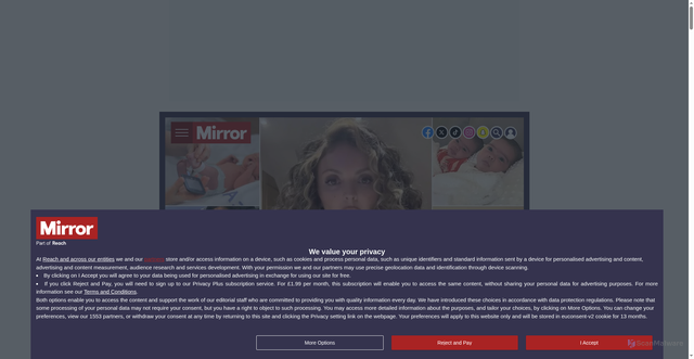 Security scan screenshot of https://mirror.co.uk