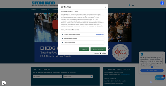Security scan screenshot of https://stonhard.se