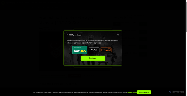 Security scan screenshot of https://gainblers.com/es/pronosticos/futbol/internacional/mundial/pronostico-turquia-georgia-14-10-2025/