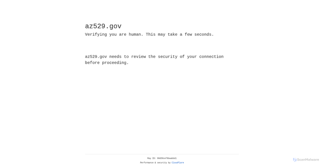 Security scan screenshot of https://az529.gov/