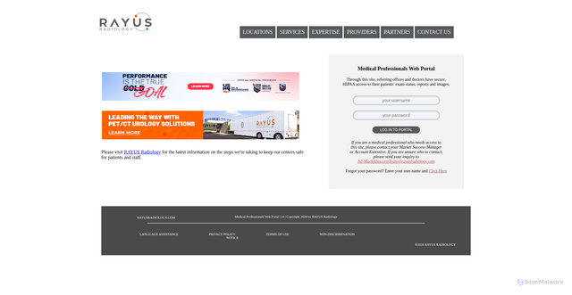 Security scan screenshot of https://www.insiderayus.com