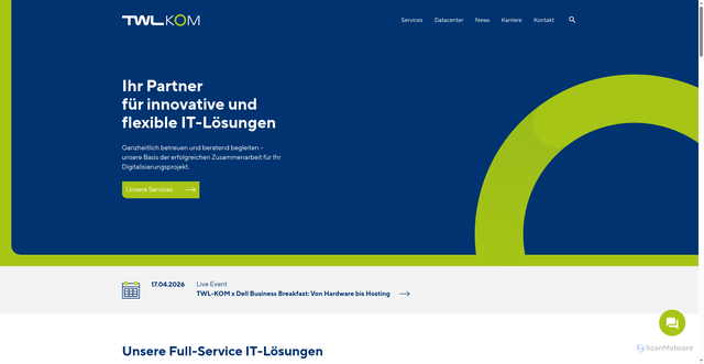 Security scan screenshot of https://twl-kom.de