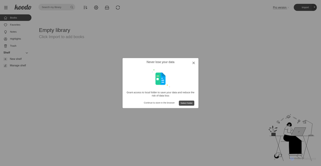 Security scan screenshot of https://koodo-reader-ad9snwtbyu.edgeone.app/