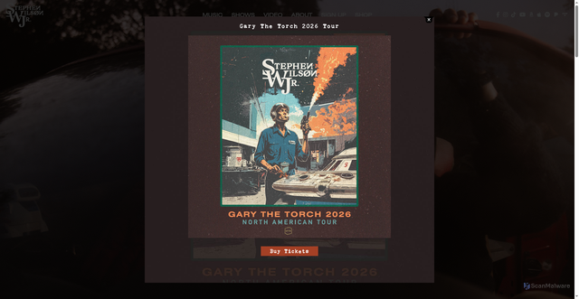 Security scan screenshot of https://stephenwilsonjr.com/