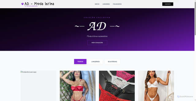 Security scan screenshot of https://elegancia-e-intimidade-zfb04cv394.edgeone.app/