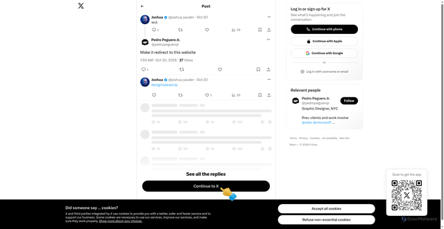Security scan screenshot of https://designisdead.rip/