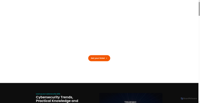 Security scan screenshot of https://securitysummit.se
