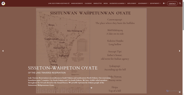 Security scan screenshot of https://swo-nsn.gov/